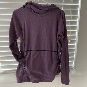 Melanzana micro grid hoodie Lupine